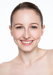 Obraz premium Beauty woman healthy cosmetic makeup portrait
