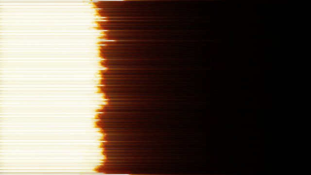 A 20 second loop of thin layered VU Meters over a black background. HD 1080.