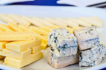 slices of asturian cheese