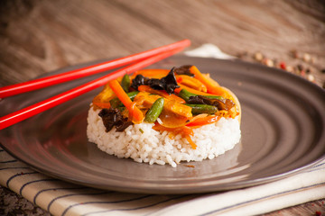 rice with vegetables
