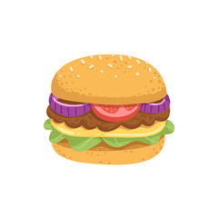 Big juicy burger