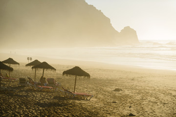 Praia do Castelejo-fantastic beach on the southwest coast of Portugal. Region Algarve