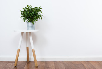 simple decor objects, minimalist white interior