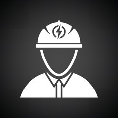 Electric engineer icon