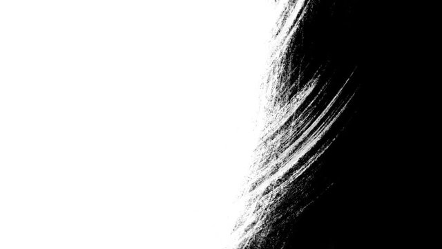 An abstract time lapse of brushstrokes animated over time.