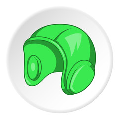 Caps for water polo icon in cartoon style isolated on white circle background. Sport symbol vector illustration