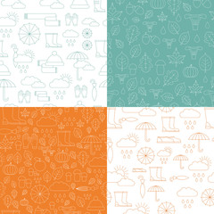 Autumn seamless pattern