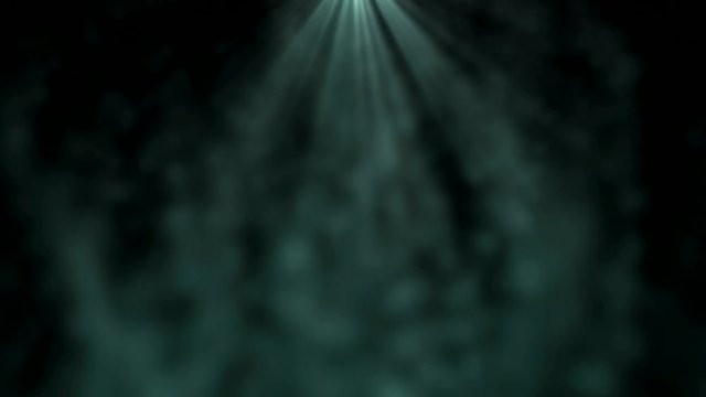Abstrakter Nebel und Dunst mit Sonnenstrahlen Animation Effekt Hintergrund Loop