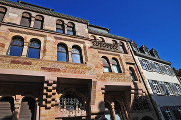 Friburgo, Freiburg - antiche case del centro storicio - Germania