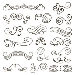 Fototapeta premium Set of vector graphic elements for design