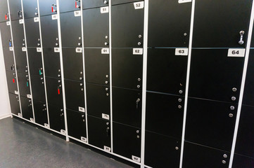 Row of lockers