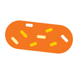 Bacteria virus vector icon