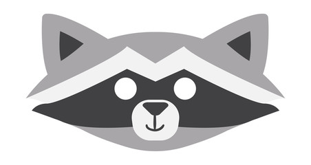 Animals carnival mask vector icon