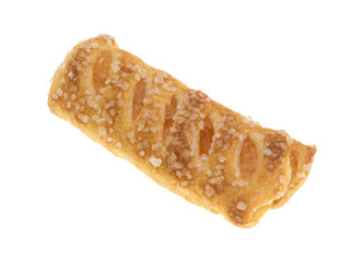 Apple fruit tart on a white background