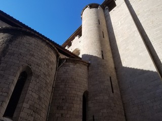 Fototapeta na wymiar Travel Destination: Medieval Architecture of Girona, Spain