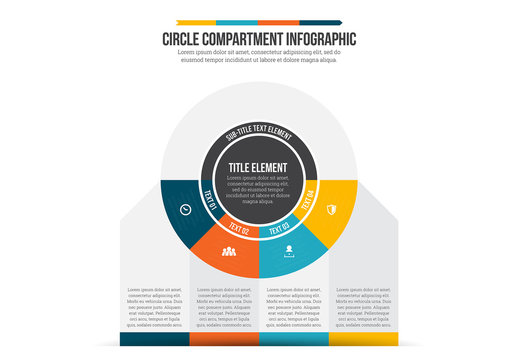 Circle Compartment Infographic