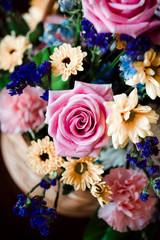 Colorful Flower Basket