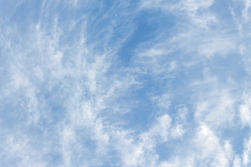 clouds motion in the blue sky,The vast blue sky and Clouds white