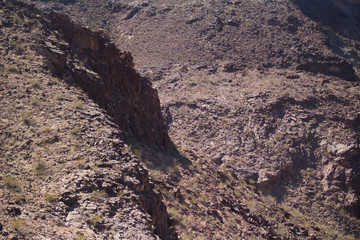 Rocks around Hoover Dam