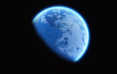 Earth glow