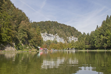 Fototapeta na wymiar Luegsteinsee bei Oberaudorf