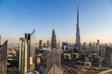 Aerial view of Dubai