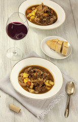 Photo of ox tail, rabo de toro, traditional Spanish stew