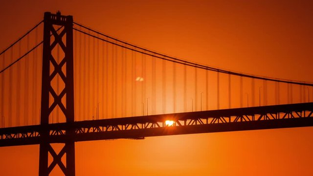 Time Lapses - Sunrise at Bay Bridge, San Francisco