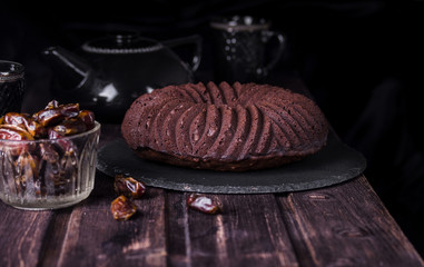 homemade chocolate cake