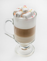 latte with marshmallow