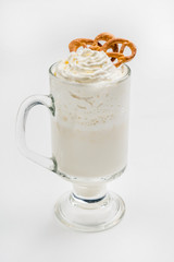 latte with whipped cream
