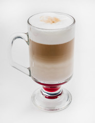 latte with syrup