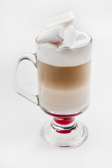 latte with marshmallow