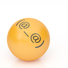 3d rendering background of emoticons © tigger11th