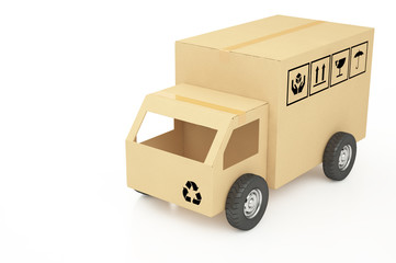 Cardboard boxes on white background 3d illustration © tigger11th