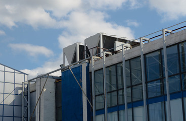 Industrial steel air conditioning and ventilation