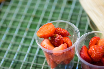 Fresh strawberries