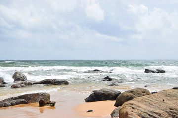 Fototapeta na wymiar beach in Sri Lanka