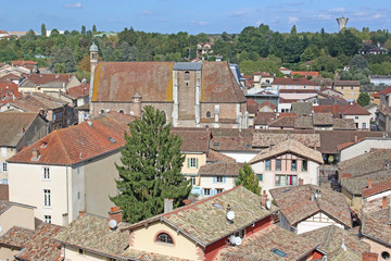 Fototapeta na wymiar Chatillon-sur-Chalaronne, France