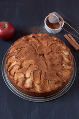 Homemade apple cake