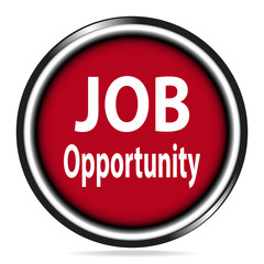 Job Opportunity icon on red button