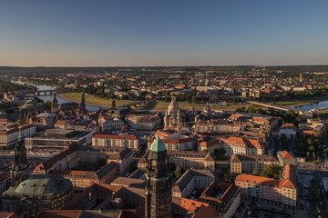 Dresden von oben, Flug über Dresden