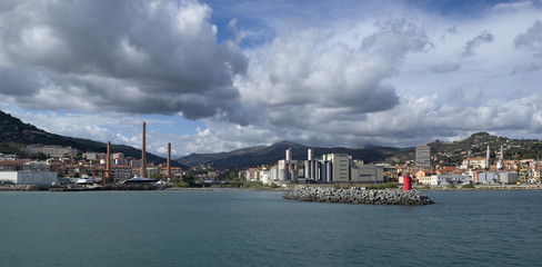 Naklejka premium Industrial plant