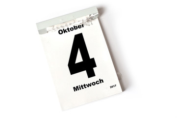4. Oktober 2017