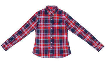 red checkered shirt