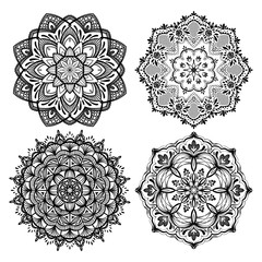 レース素材01 / 豪華で可愛い / 4パターン