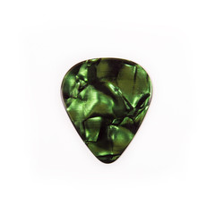 Guitar plectrum isolated on a white background