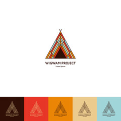 Set of wigwam logo