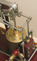 Victorian steam engine piston