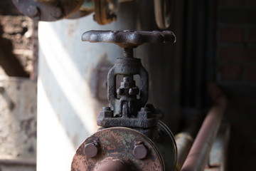 Rostiges Absperrventil